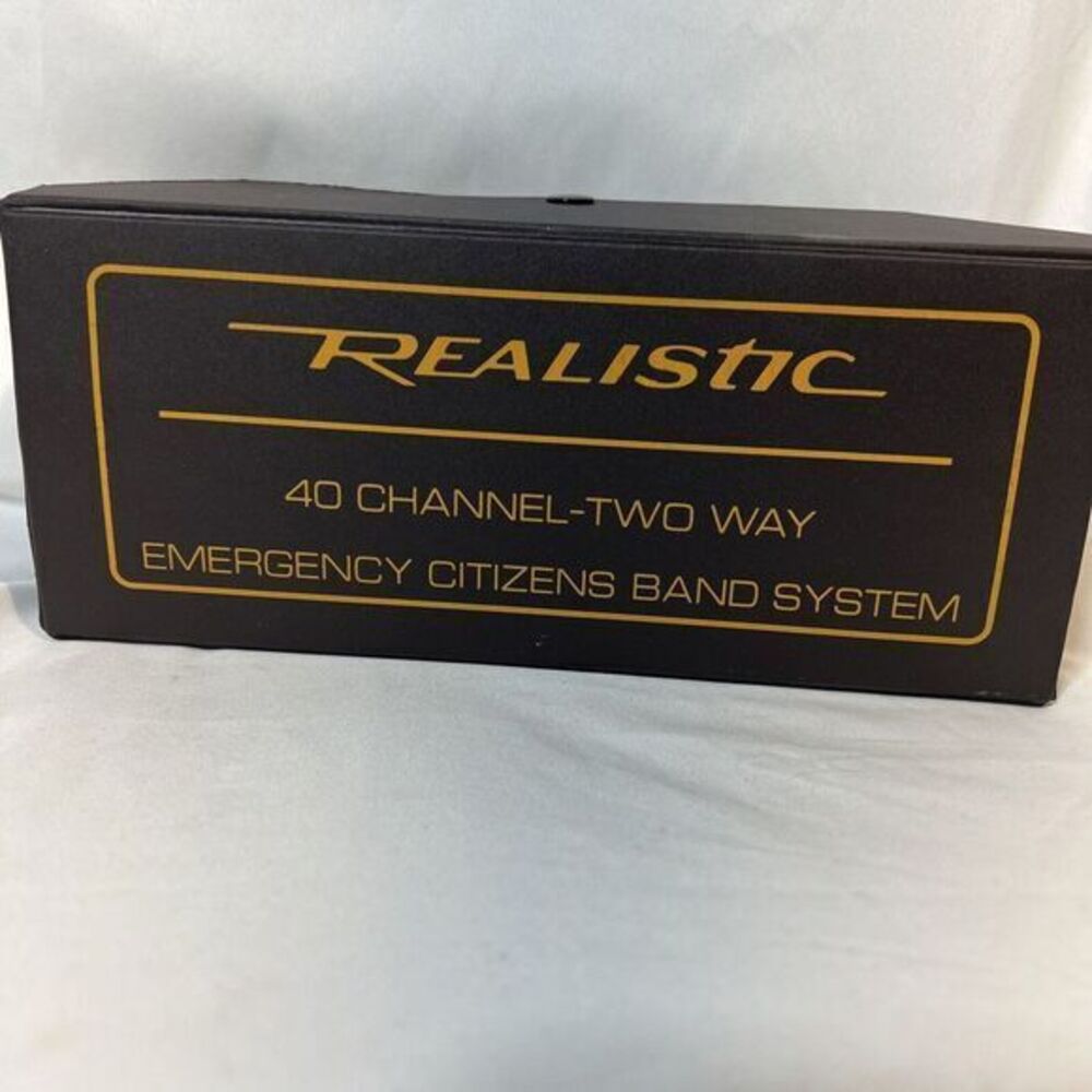 REALISTIC 40 CHANNEL-TWO‎ WAY EMERGENCY CITIZENS BAND SYSTEM - TRC-412
